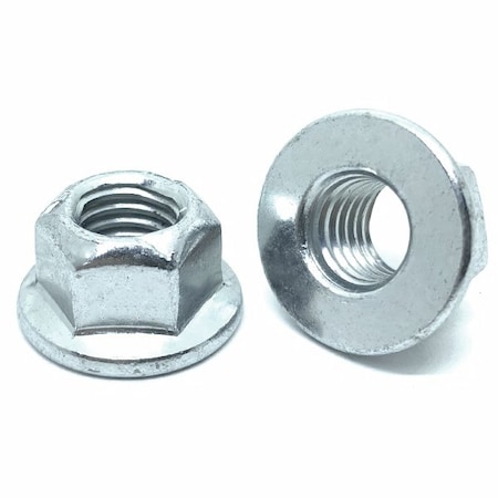 Boltsandnuts.Com Top Lock Lock Nut, M6-1.0, Class 8, Zinc Plated, 100 PK M6CFLN8Z-100
